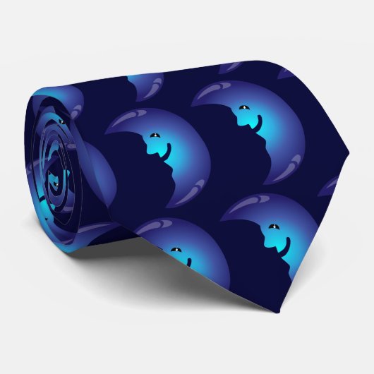 Krawatte des blauen Mondes (Gerollt)