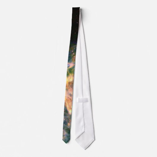 Krawatte des farbigen Nebels und der Sterne (Rückseite)