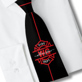 Krawatte des Feuerwehrführers Abschluss