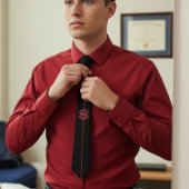 Krawatte des Feuerwehrführers Abschluss