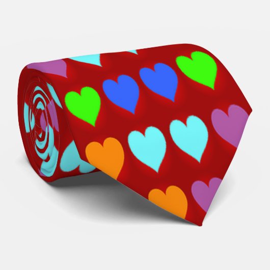 Krawatte des Herzens (Gerollt)