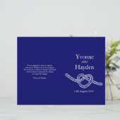 Krawatte des Herzens Die dunkelblauen Hochzeitspro (Stehend Vorderseite)