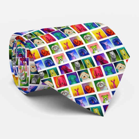 Krawatte des Hündchen-Dutzend durch Lee (Gerollt)