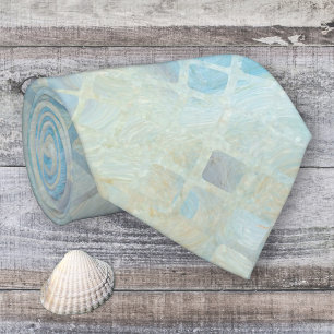 Krawatte des Inspirierten Prüfmusters am Strand