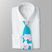 Krawatte des japanischen Kirschblossom-Musters Frü (Gebunden)