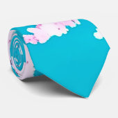 Krawatte des japanischen Kirschblossom-Musters Frü (Gerollt)