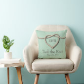 Krawatte des Knot-Mint-Hochzeitskissen Kissen (Stuhl )