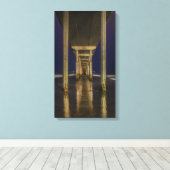 Krawatte des Knoten Leinwanddruck (Insitu (Holzboden))