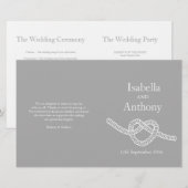 Krawatte des Knotens Hochzeiten (Vorne/Hinten)
