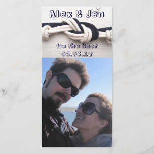Krawatte des Knotens Save the Date