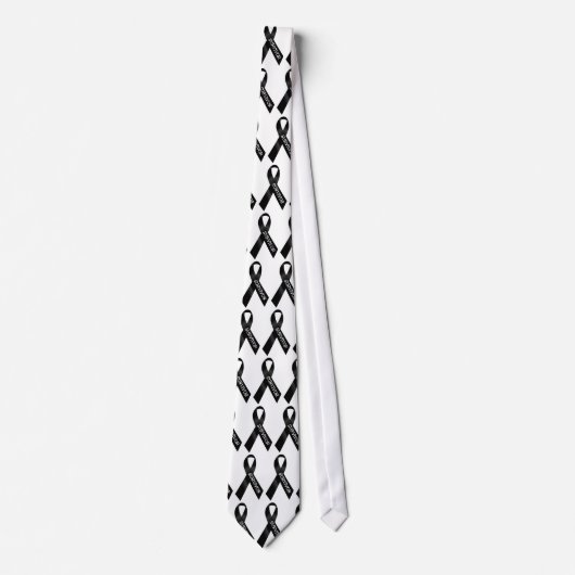 Krawatte des Krebses der schwarzen Ribbon (Vorderseite)