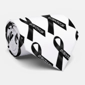 Krawatte des Krebses der schwarzen Ribbon (Gerollt)
