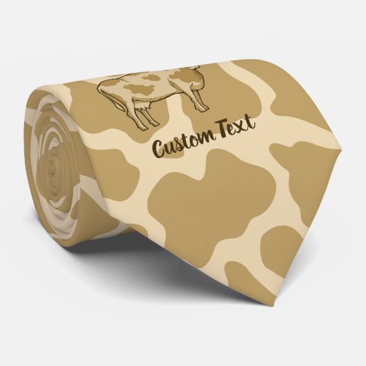 Krawatte des Kuhprofils (Gerollt)