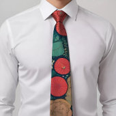 Krawatte des mehrfarbigen Kreislaufs