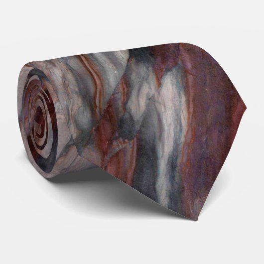 Krawatte des Natursteinmusters (Gerollt)
