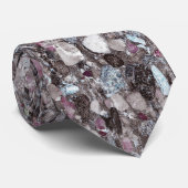 Krawatte des Natursteinmusters (Gerollt)