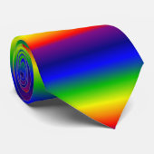 Krawatte des Regenbogenmusters (Gerollt)