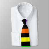 Krawatte des Regenbogens (Horizontale Streifen) (Gebunden)