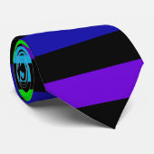 Krawatte des Regenbogens (Horizontale Streifen) (Gerollt)