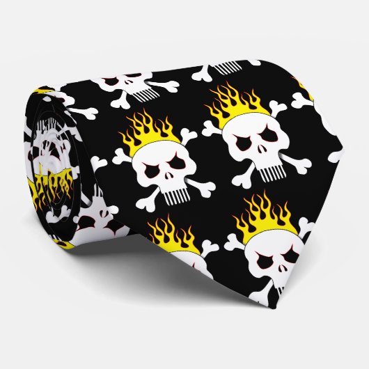 Krawatte des Schädels einer (Gerollt)