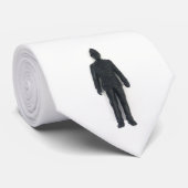 Krawatte des schwarzen Bären (Doppeltes versah) (Gerollt)