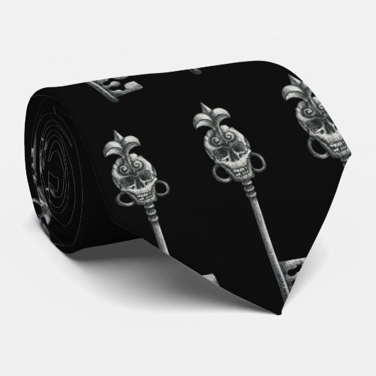 Krawatte des Skeleton Schlüssel-3 (Gerollt)