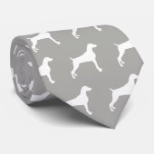 KRAWATTE DES TAUPE-WEIMARANER (Gerollt)