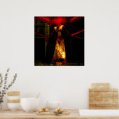 Krawatte des Teufels Poster (Küche)