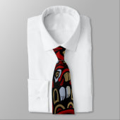 Krawatte des Totem Pole Art Krawatte Necktie (Gebunden)
