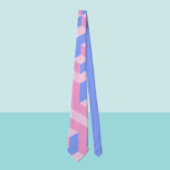 Krawatte des Trans-Pride-Blocks: Moderne Pride-Anw