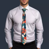 Krawatte des tropischen Paradieses