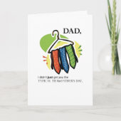 Krawatte des Vaters Karte (Vorderseite)