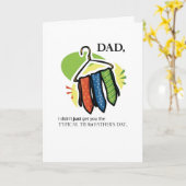 Krawatte des Vaters Karte (Gelbe Blume)