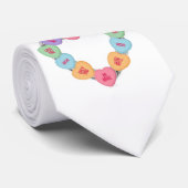 Krawatte Diamond Candy Liebe Herz (Gerollt)