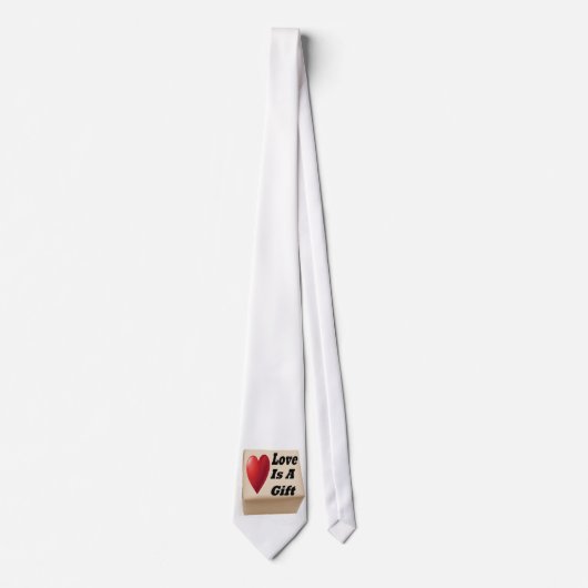Krawatte Diamond Liebe ist ein Geschenk (Vorderseite)
