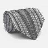 Krawatte Diamond Stretch - Grau (Gerollt)
