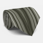Krawatte Diamond Stretch - Khaki (Gerollt)