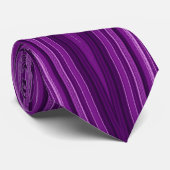 Krawatte Diamond Stretch - Lila (Gerollt)