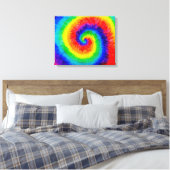 Krawatte Die Regenbogen in der Alkoholtinte Leinwanddruck (Insitu (Schlafzimmer))