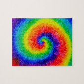 Krawatte Die Regenbogen in der Alkoholtinte Puzzle (Horizontal)