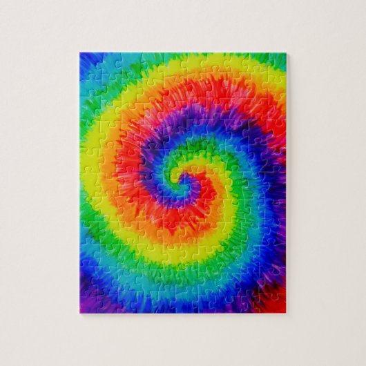 Krawatte Die Regenbogen in der Alkoholtinte Puzzle (Vertikal)