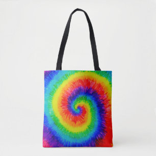 Krawatte Die Regenbogen in der Alkoholtinte Tasche