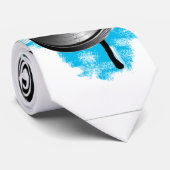 Krawatte DJ Scratch'n (Gerollt)