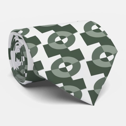 Krawatte Doughnut - Grün (Gerollt)