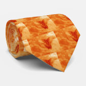 Krawatte - Dreamy Butterfly - Orange (Gerollt)