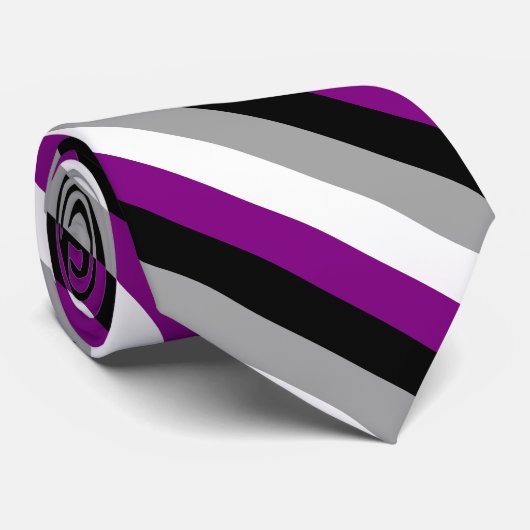Krawatte durch Asexualität gestreift (Gerollt)