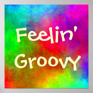 Krawatte-Dye Abstrakt Poster