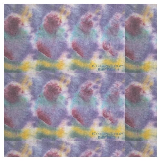 Krawatte-Dye Baby Birds Stoff (Nahaufnahme)
