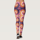 Krawatte-Dye Boho Style Leggings (Rückseite)