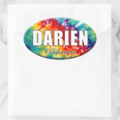 Krawatte Dye Darien, CT Aufkleber (Tasche)